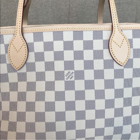 Authentic NEW Louis Vuitton neverfull MM azur ballerina - Picture 6 of 8